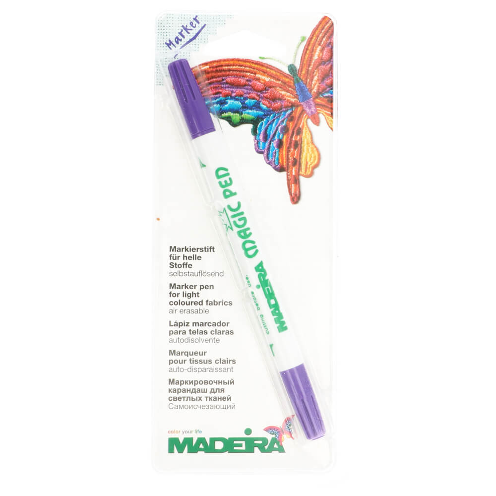 Madeira Magic pen for light coloured fabrics - 1pc | Knitting yarn shop / dzijas veikals