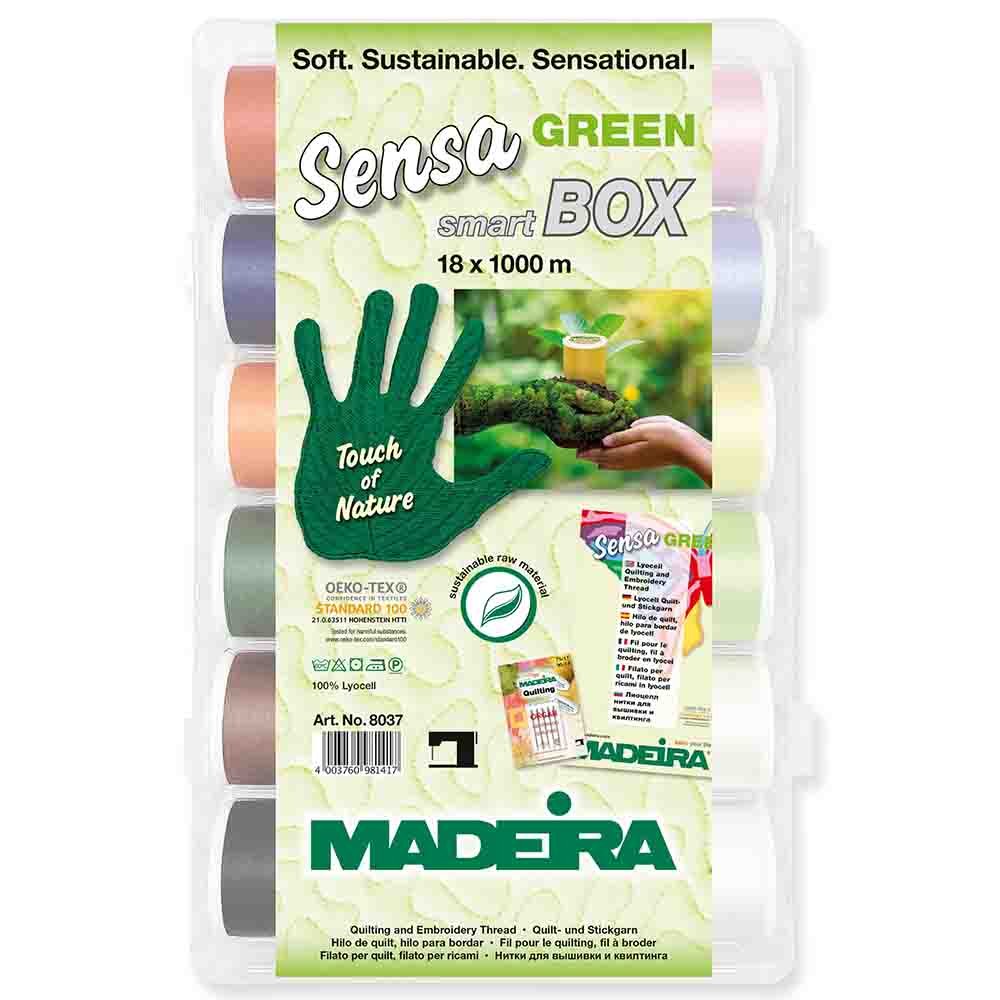 Madeira Smartbox Sensa Green 18x1000m - 1pc | Knitting yarn shop / dzijas veikals