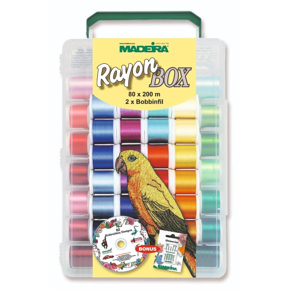 Madeira Softbox Rayon no.40 80x200m - 2x1500m - 1pc | Knitting yarn shop / dzijas veikals