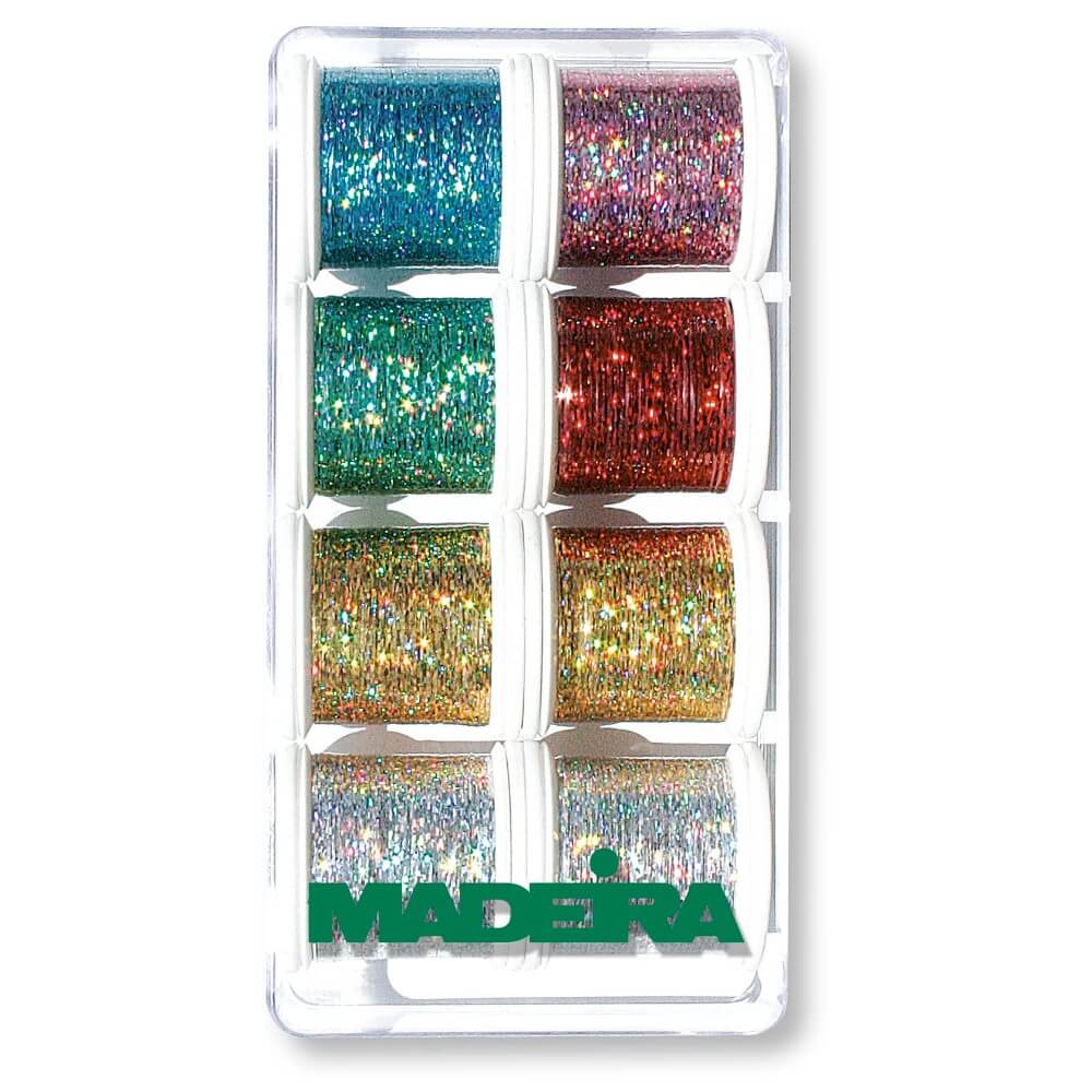 Madeira Spectra holographic embroidery thread 8x100m - 1pc | Knitting yarn shop / dzijas veikals