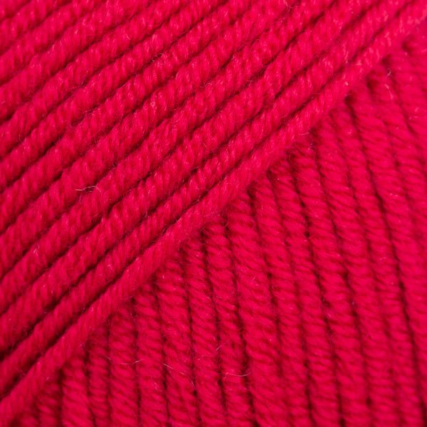 MERINO EXTRA FINE UNI COLOUR 11 crimson red | Knitting yarn shop / dzijas veikals