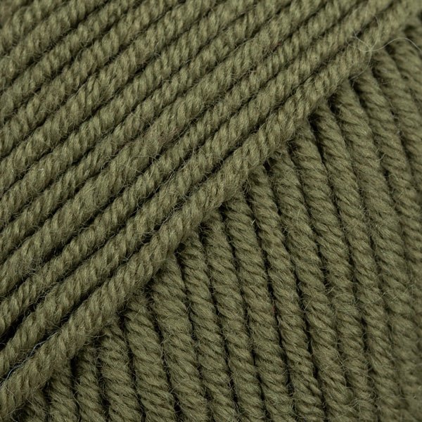 MERINO EXTRA FINE UNI COLOUR 53 moss green | Knitting yarn shop / dzijas veikals