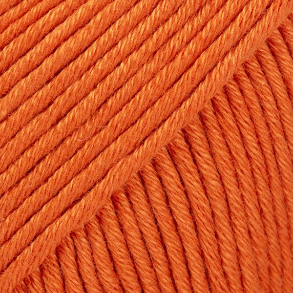 MUSKAT UNI COLOUR 49 dark orange | Knitting yarn shop / dzijas veikals