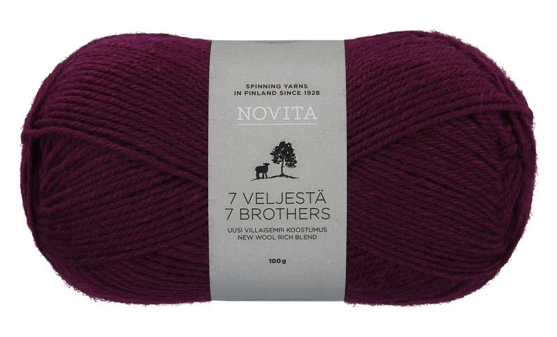 Novita 7 Brothers 596 | Knitting yarn shop / dzijas veikals