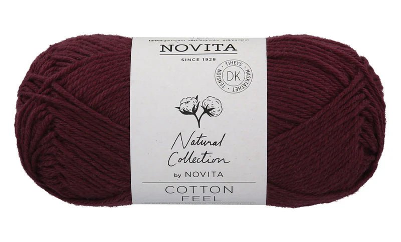 Novita Cotton Feel 560 poppy | Knitting yarn shop / dzijas veikals
