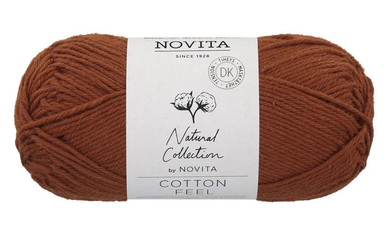 Novita Cotton Feel 611 spice | Knitting yarn shop / dzijas veikals