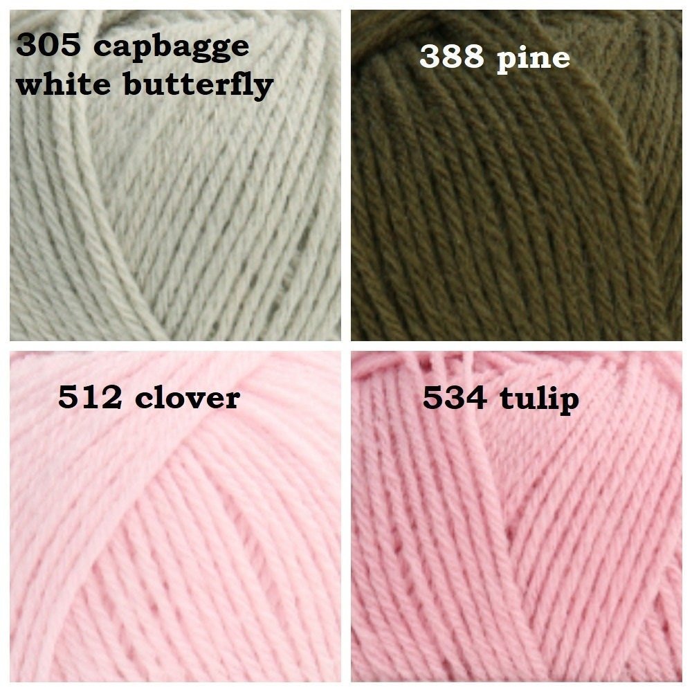 Novita Merino 4ply 305 - cabbage - white - butterfly | Knitting yarn shop / dzijas veikals