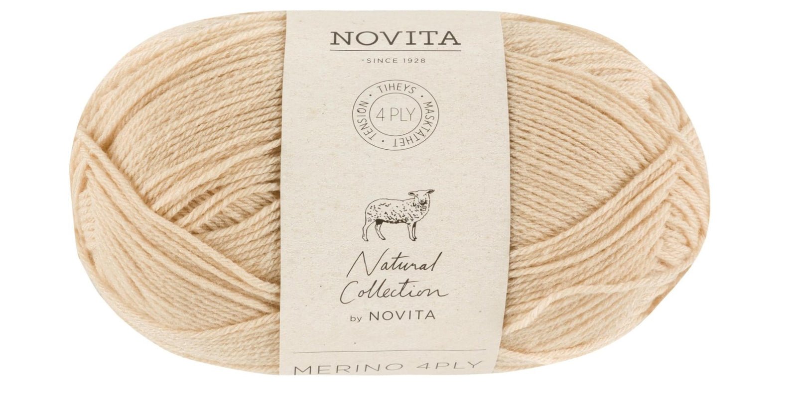 Novita Merino 4ply 600 - barley | Knitting yarn shop / dzijas veikals