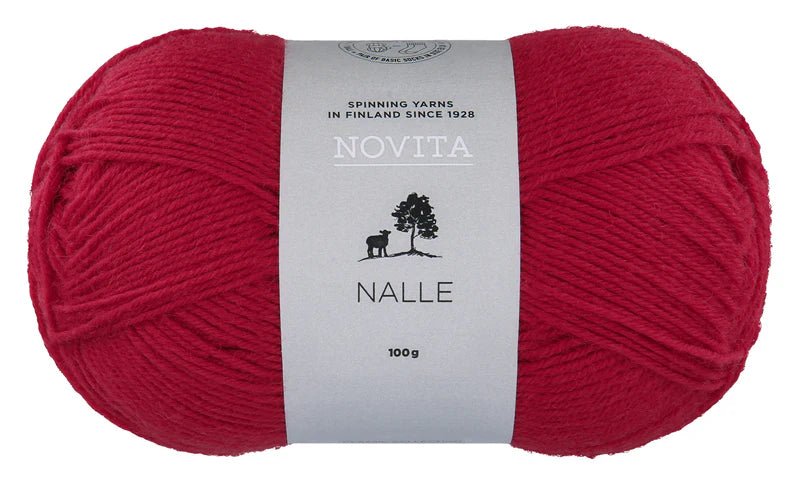 Novita Nalle 523 lingonberry | Knitting yarn shop / dzijas veikals