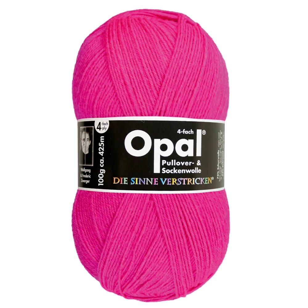 Opal Uni 4 - ply sock yarn, 100g 2010 Neon - Pink | Knitting yarn shop / dzijas veikals