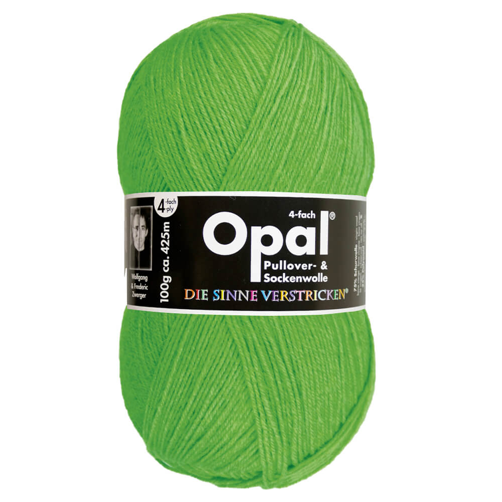 Opal Uni 4 - ply sock yarn, 100g 2011 Neon - Grün | Knitting yarn shop / dzijas veikals