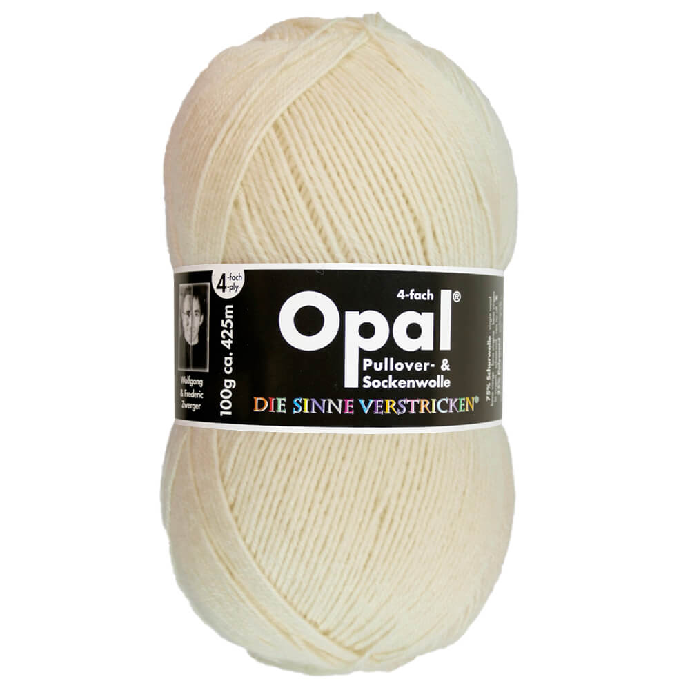 Opal Uni 4 - ply sock yarn, 100g 3081 Natur | Knitting yarn shop / dzijas veikals
