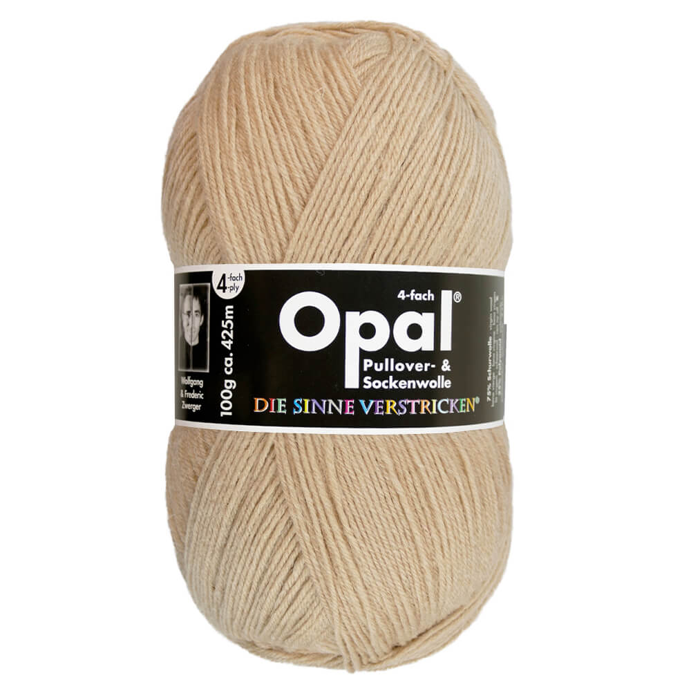 Opal Uni 4 - ply sock yarn, 100g 5189 Camel | Knitting yarn shop / dzijas veikals