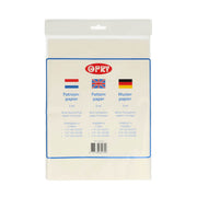Opry Pattern paper 3m² transparent | Knitting yarn shop / dzijas veikals