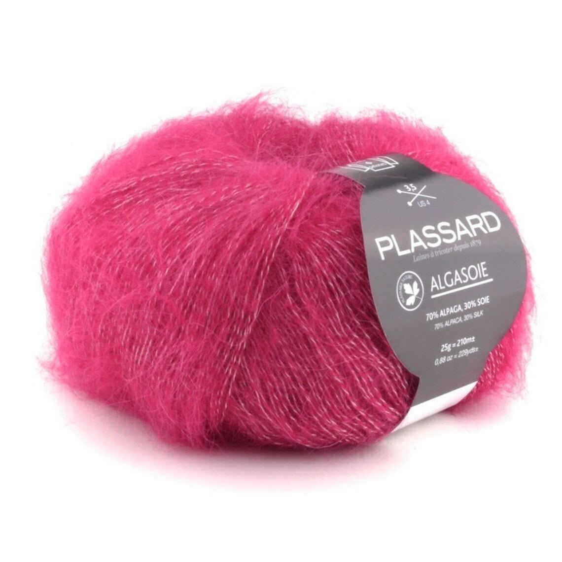 PLASSARD Algasoie Uni PLASSARD Algasoie Uni 34 | Knitting yarn shop / dzijas veikals
