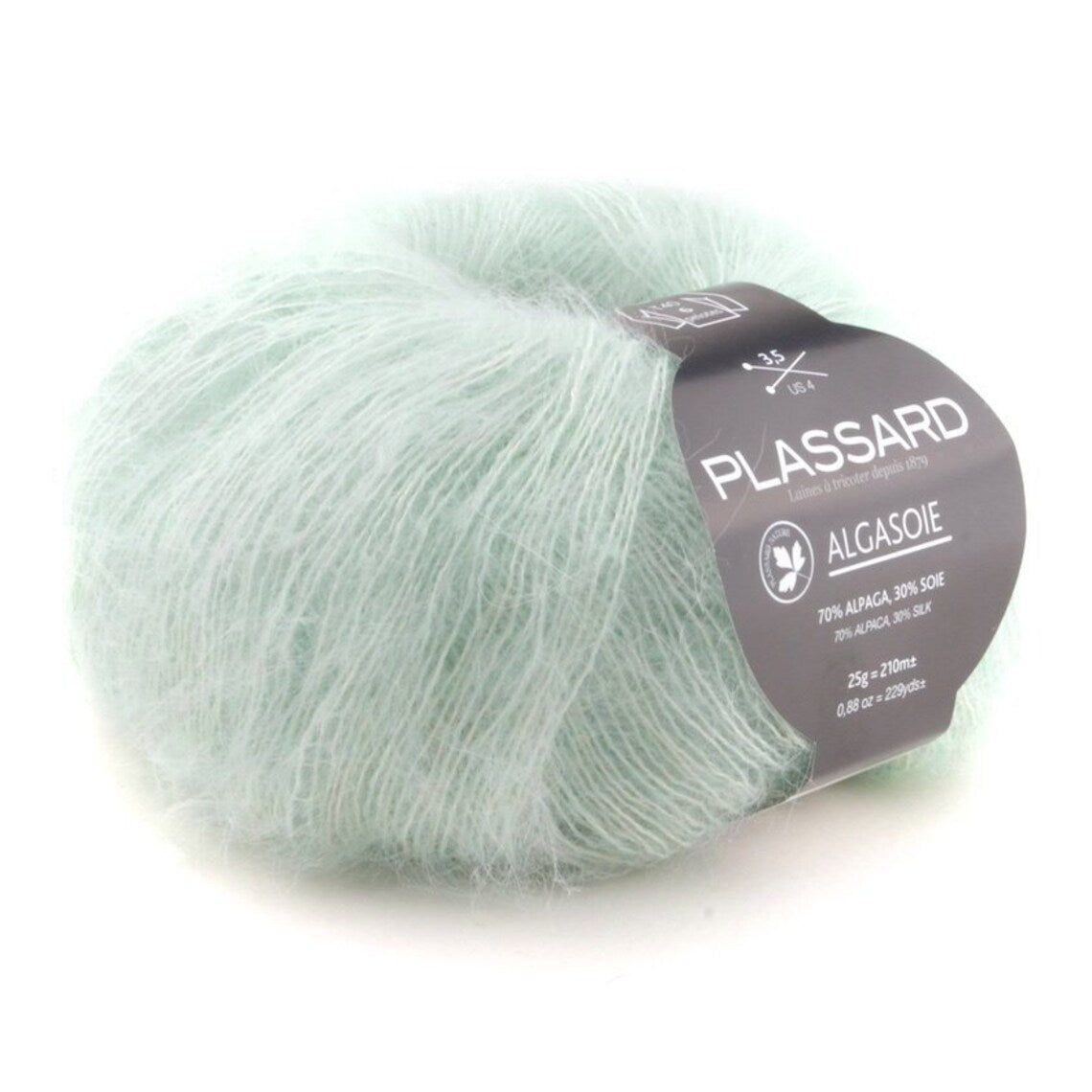 PLASSARD Algasoie Uni PLASSARD Algasoie Uni 70 | Knitting yarn shop / dzijas veikals