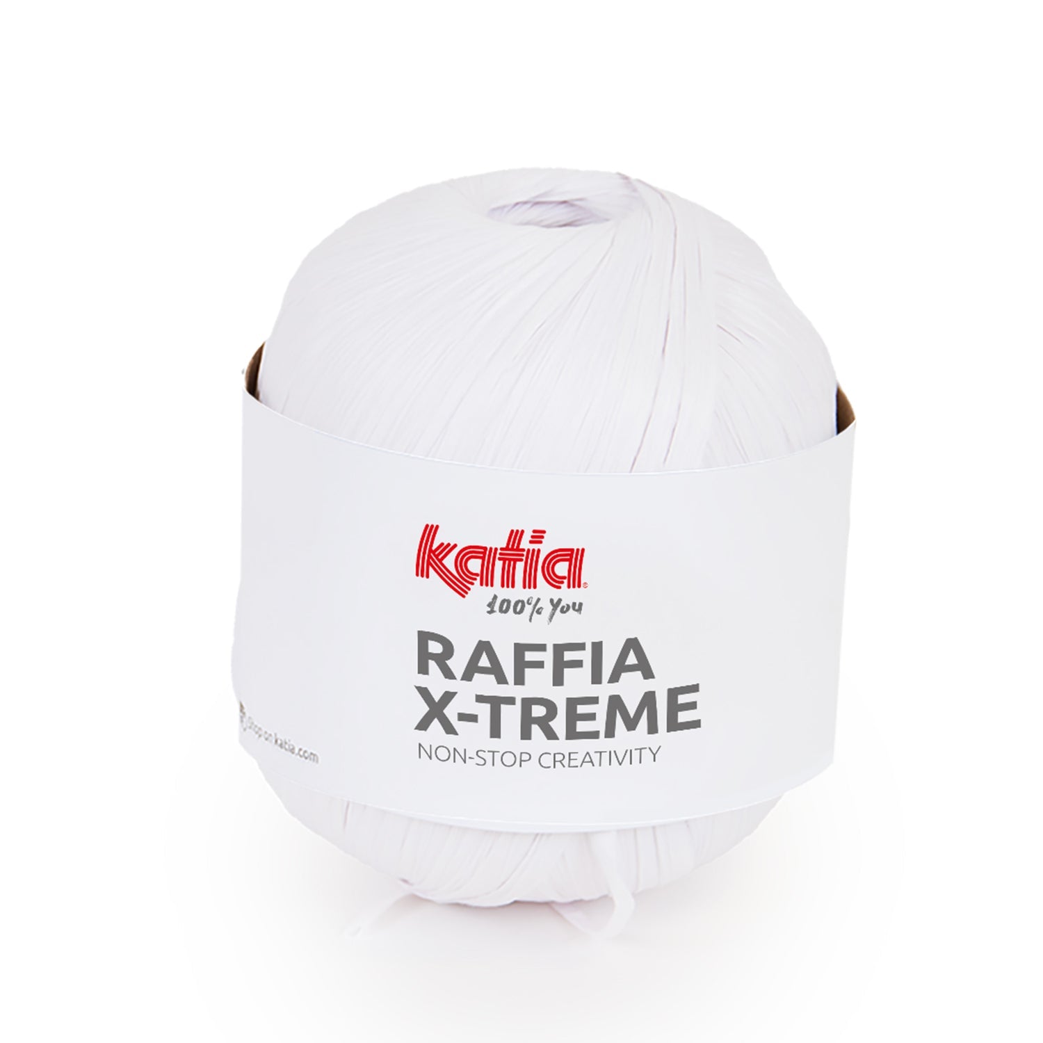 RAFFIA X-TREME – 100% Natural Viscose Raffia Yarn (100g) 100 White | Knitting yarn shop / dzijas veikals