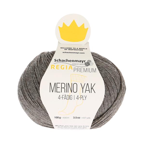 Regia Premium Merino Yak Sock Yarn 100g 07511 Kiesel | Knitting yarn shop / dzijas veikals