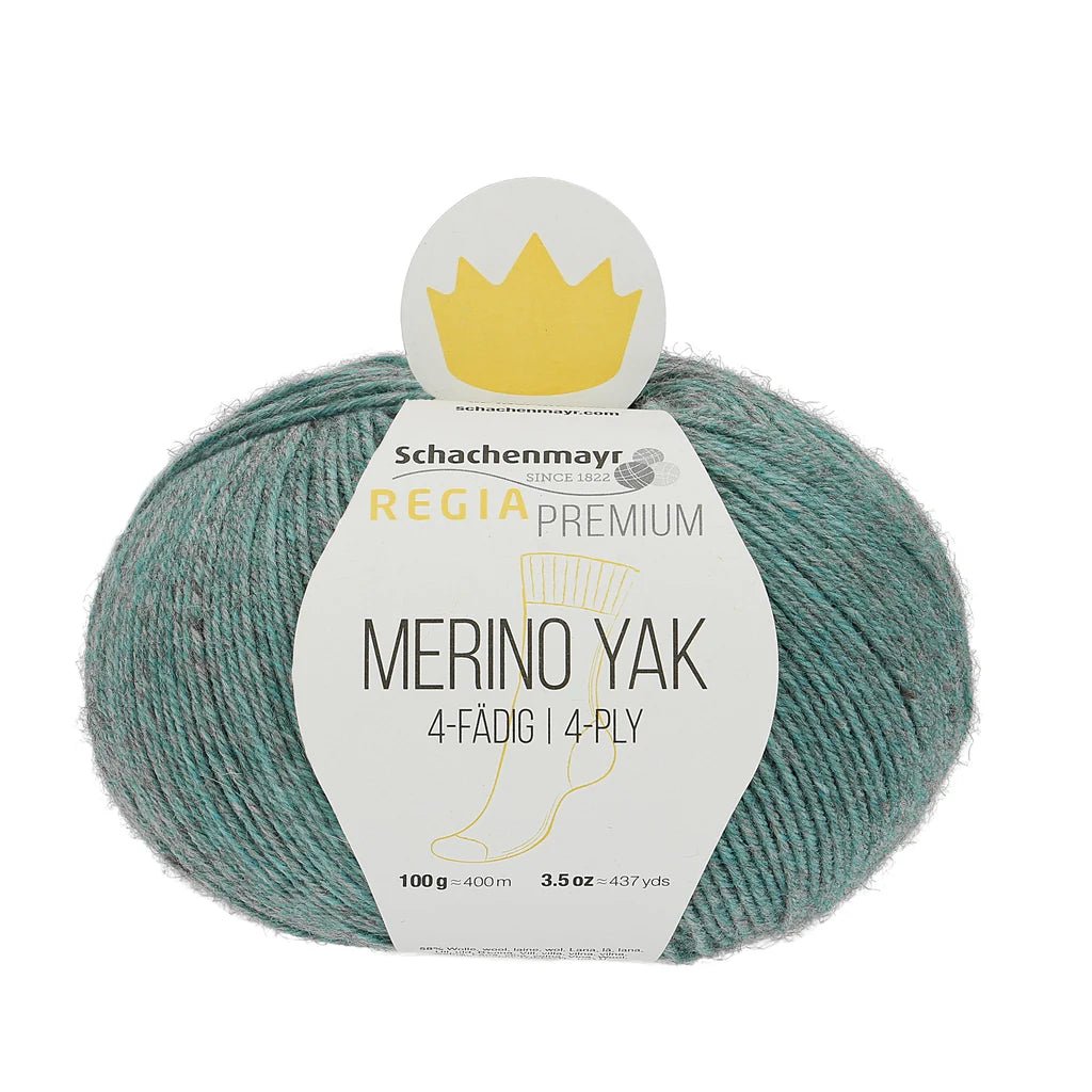 Regia Premium Merino Yak Sock Yarn 100g 07518 Mineral Bl | Knitting yarn shop / dzijas veikals