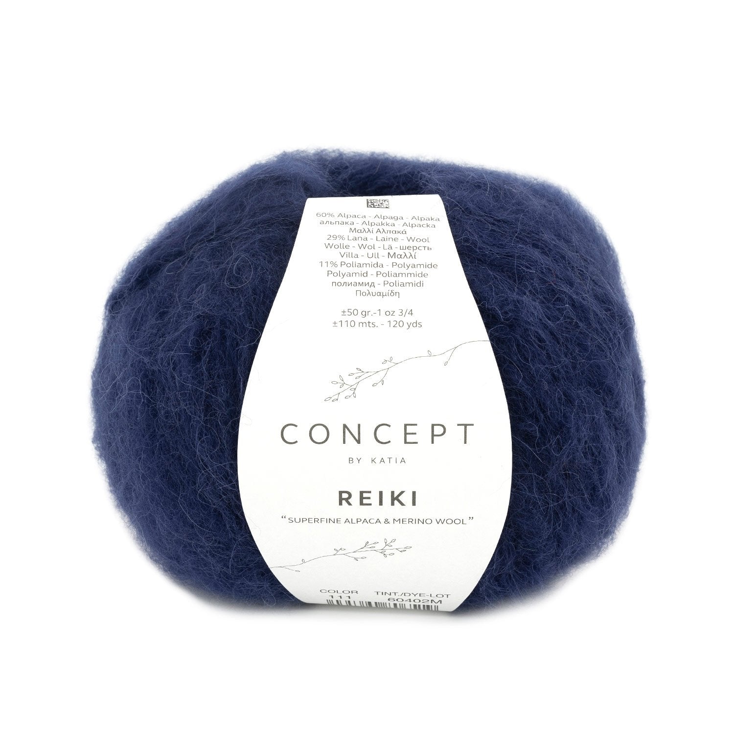 REIKI Yarn by Concept by Katia – Superfine Alpaca Blend 111 - marino | Knitting yarn shop / dzijas veikals