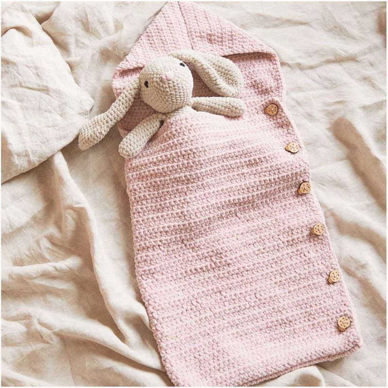 Rico Design Creative Chenillove Yarn - Chenille 004 Dusky Pink | Knitting yarn shop / dzijas veikals
