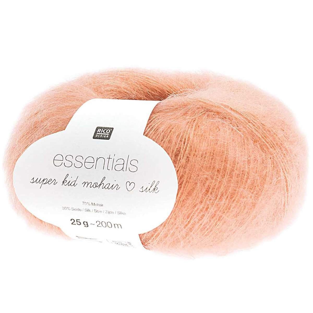 Rico Design Essentials Super Kid Mohair Loves Silk, silky soft mohair yarn 008skm | Knitting yarn shop / dzijas veikals