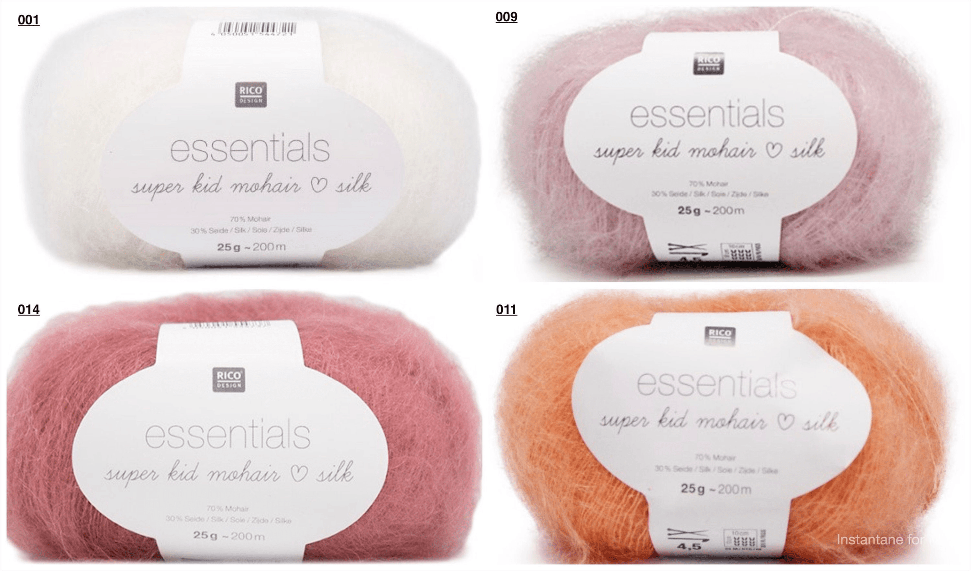 Rico Design Essentials Super Kid Mohair Loves Silk, silky soft mohair yarn 008skm | Knitting yarn shop / dzijas veikals