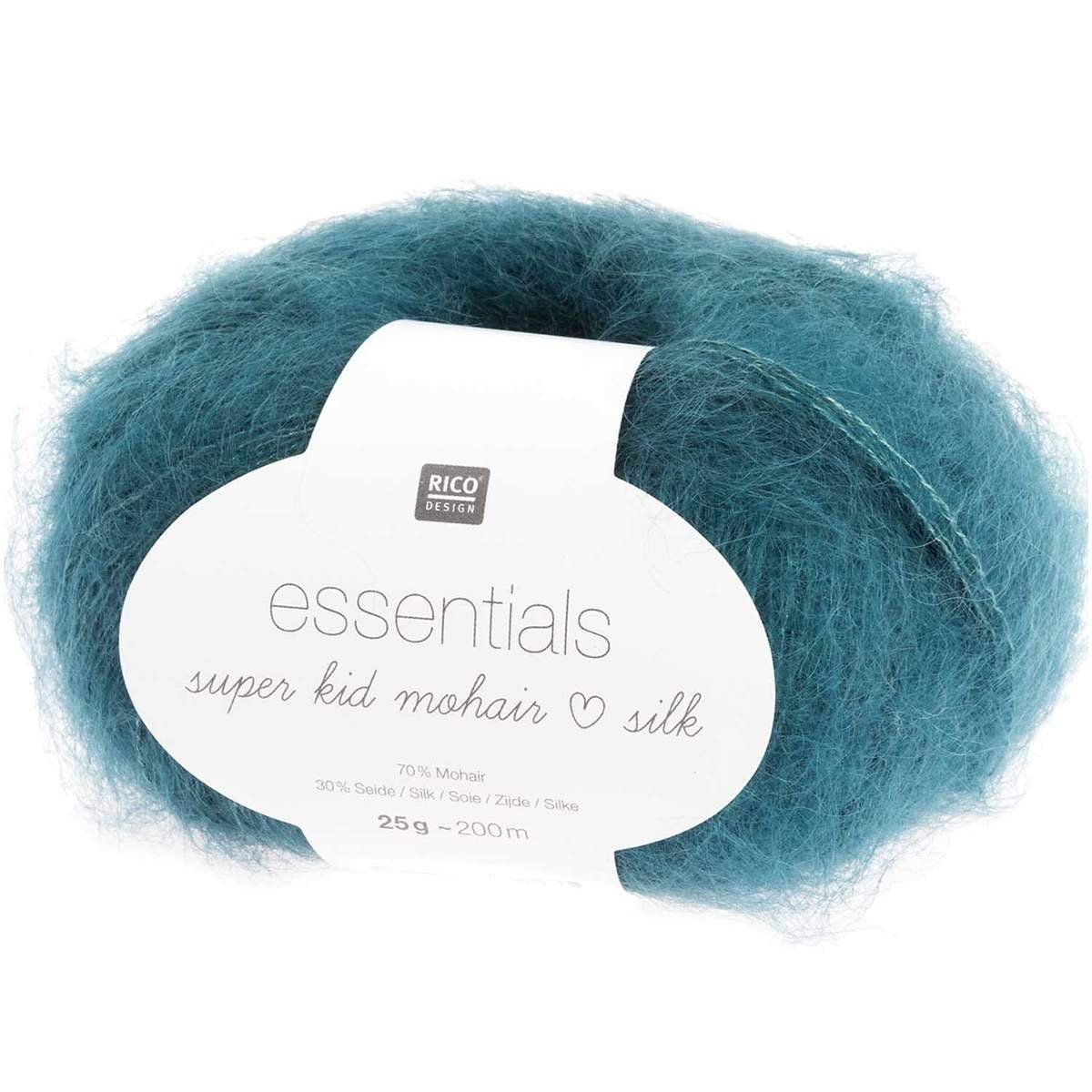 Rico Design Essentials Super Kid Mohair Loves Silk, silky soft mohair yarn 008skm | Knitting yarn shop / dzijas veikals