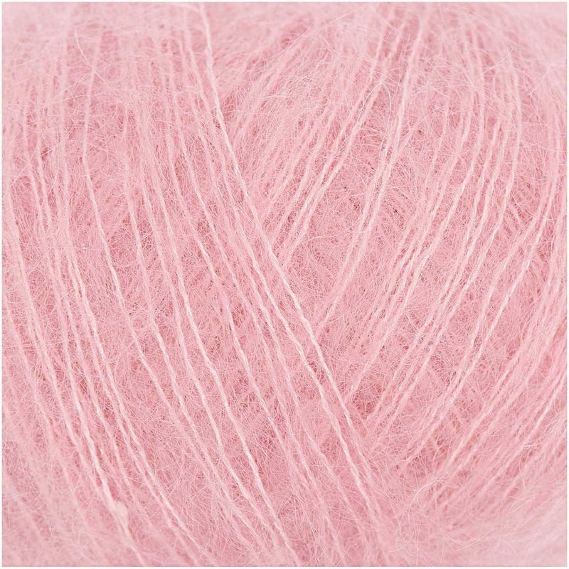 Rico Design Essentials Super Kid Mohair Loves Silk Yarn - Mohair & Silk 044 pink | Knitting yarn shop / dzijas veikals