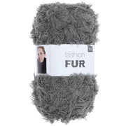 Rico Design Fashion Fur Yarn - Faux Fur 003 brown | Knitting yarn shop / dzijas veikals