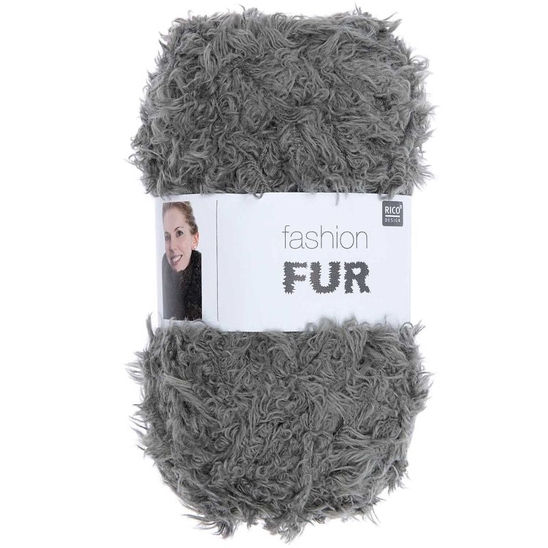 Rico Design Fashion Fur Yarn - Faux Fur 003 brown | Knitting yarn shop / dzijas veikals