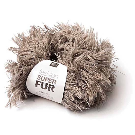 Rico Design Fashion Super Fur Yarn - Faux Fur Effect 001 red | Knitting yarn shop / dzijas veikals