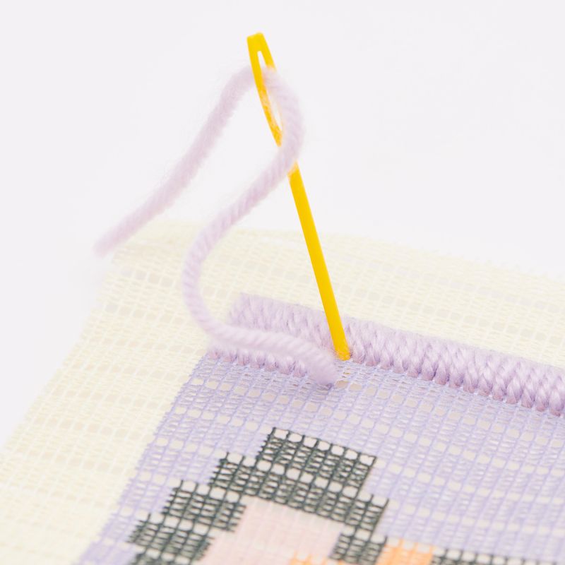 Rico Design Longstitch Embroidery Kit - Tiger | Knitting yarn shop / dzijas veikals