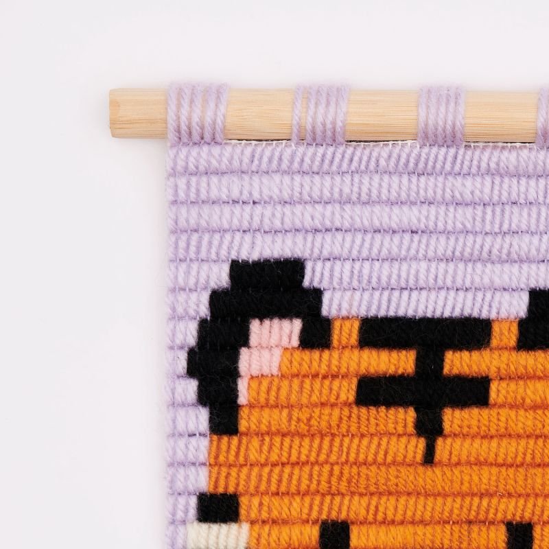 Rico Design Longstitch Embroidery Kit - Tiger | Knitting yarn shop / dzijas veikals