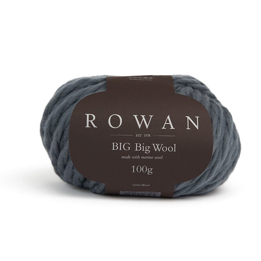 ROWAN BIG BIG WOOL Shadow 217 | Knitting yarn shop / dzijas veikals