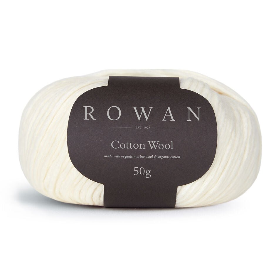 ROWAN COTTON WOOL Milky 201 | Knitting yarn shop / dzijas veikals