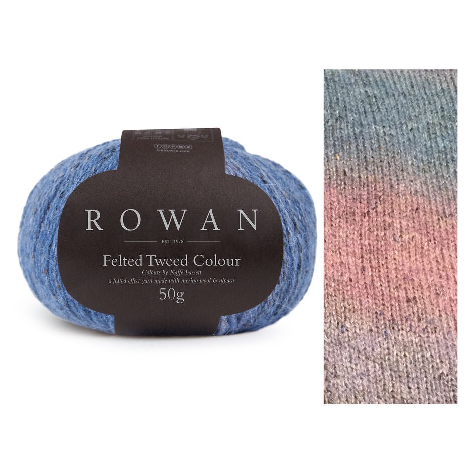 ROWAN FELTED TWEED COLOUR 025 frost | Knitting yarn shop / dzijas veikals