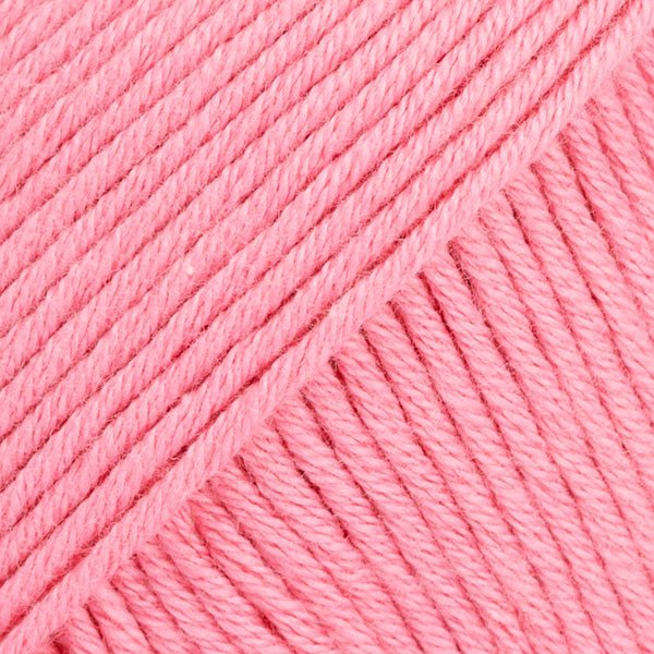 SAFRAN UNI COLOUR 02 pink | Knitting yarn shop / dzijas veikals