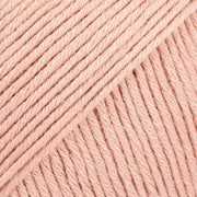 SAFRAN UNI COLOUR 56 powder pink | Knitting yarn shop / dzijas veikals