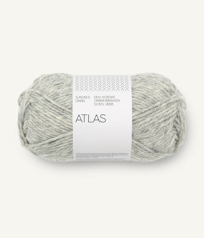 Sandnes Garn ATLAS 1042 grey mottled | Knitting yarn shop / dzijas veikals