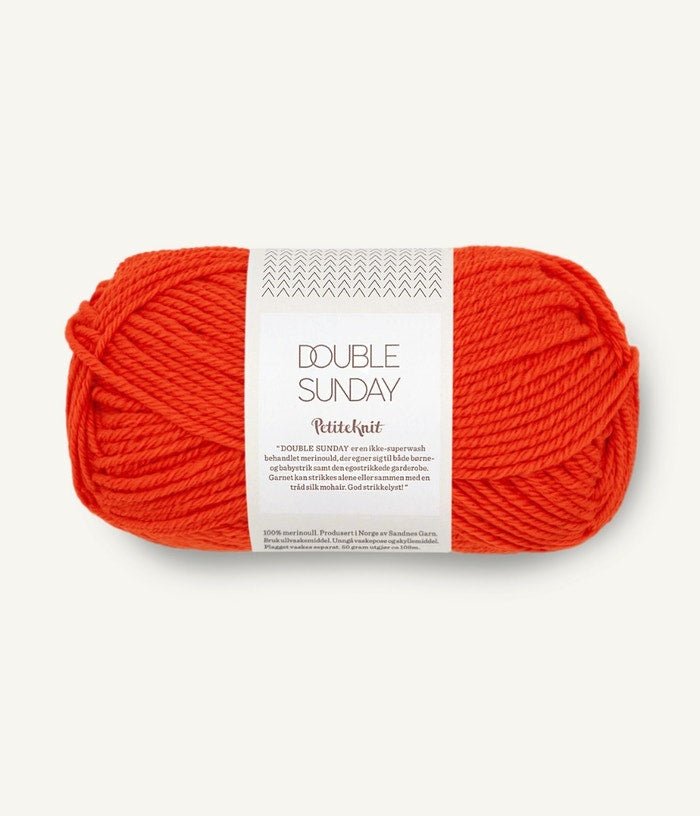 Sandnes Garn DOUBLE SUNDAY 3819 spicy orange | Knitting yarn shop / dzijas veikals