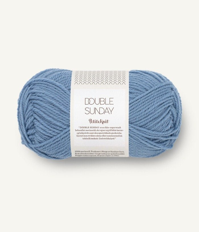 Sandnes Garn DOUBLE SUNDAY 6043 baby blue eyes | Knitting yarn shop / dzijas veikals