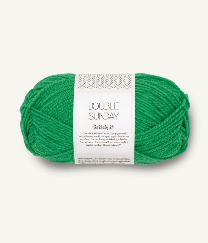 Sandnes Garn DOUBLE SUNDAY 8236 jelly bean green | Knitting yarn shop / dzijas veikals