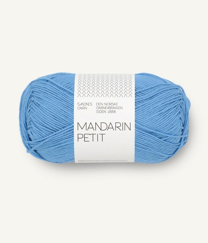 Sandnes Garn MANDARIN PETIT 6015 skylar blue | Knitting yarn shop / dzijas veikals