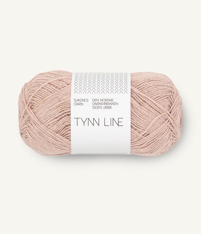 Sandnes Garn TYNN LINE 3511 powder pink | Knitting yarn shop / dzijas veikals