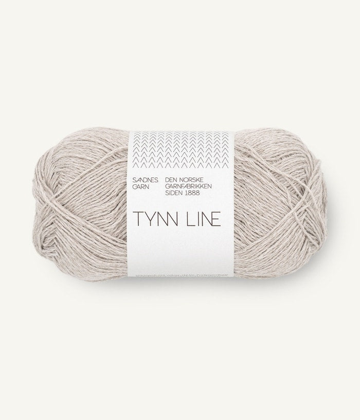 Sandnes Garn TYNN LINE 3820 pearl grey | Knitting yarn shop / dzijas veikals