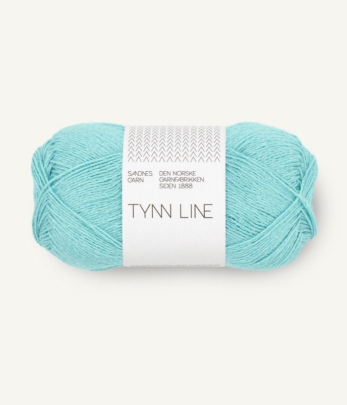 Sandnes Garn TYNN LINE 7213 turquoise blue | Knitting yarn shop / dzijas veikals