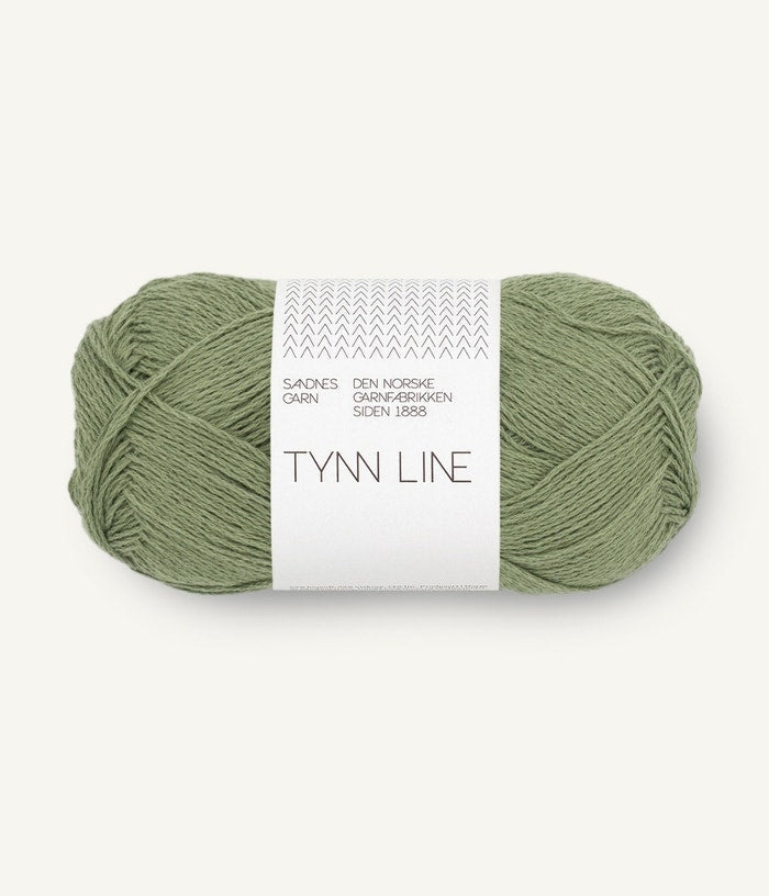 Sandnes Garn TYNN LINE 9062 olive green | Knitting yarn shop / dzijas veikals