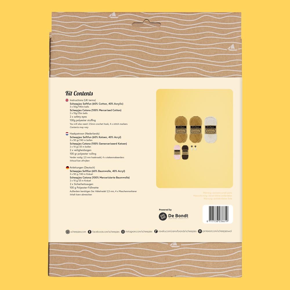 Scheepjes Amigurumi kit Cat & Mouse crochet toy | Knitting yarn shop / dzijas veikals