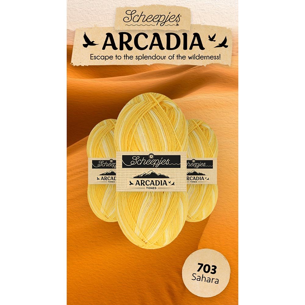 Scheepjes Arcadia 100g 701 Lagoon | Knitting yarn shop / dzijas veikals